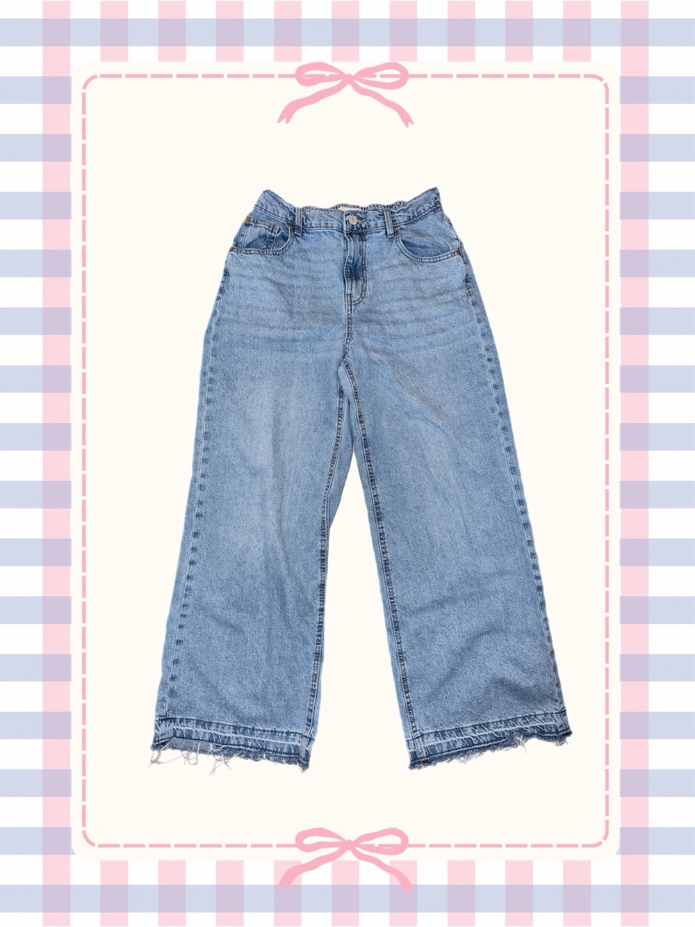 Denim Co. High-Rise Wide Leg Jeans